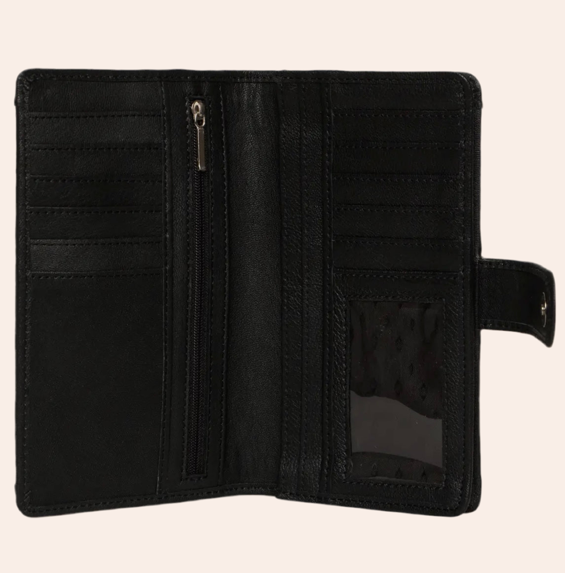 Tooling Leather Clutch Wallet
