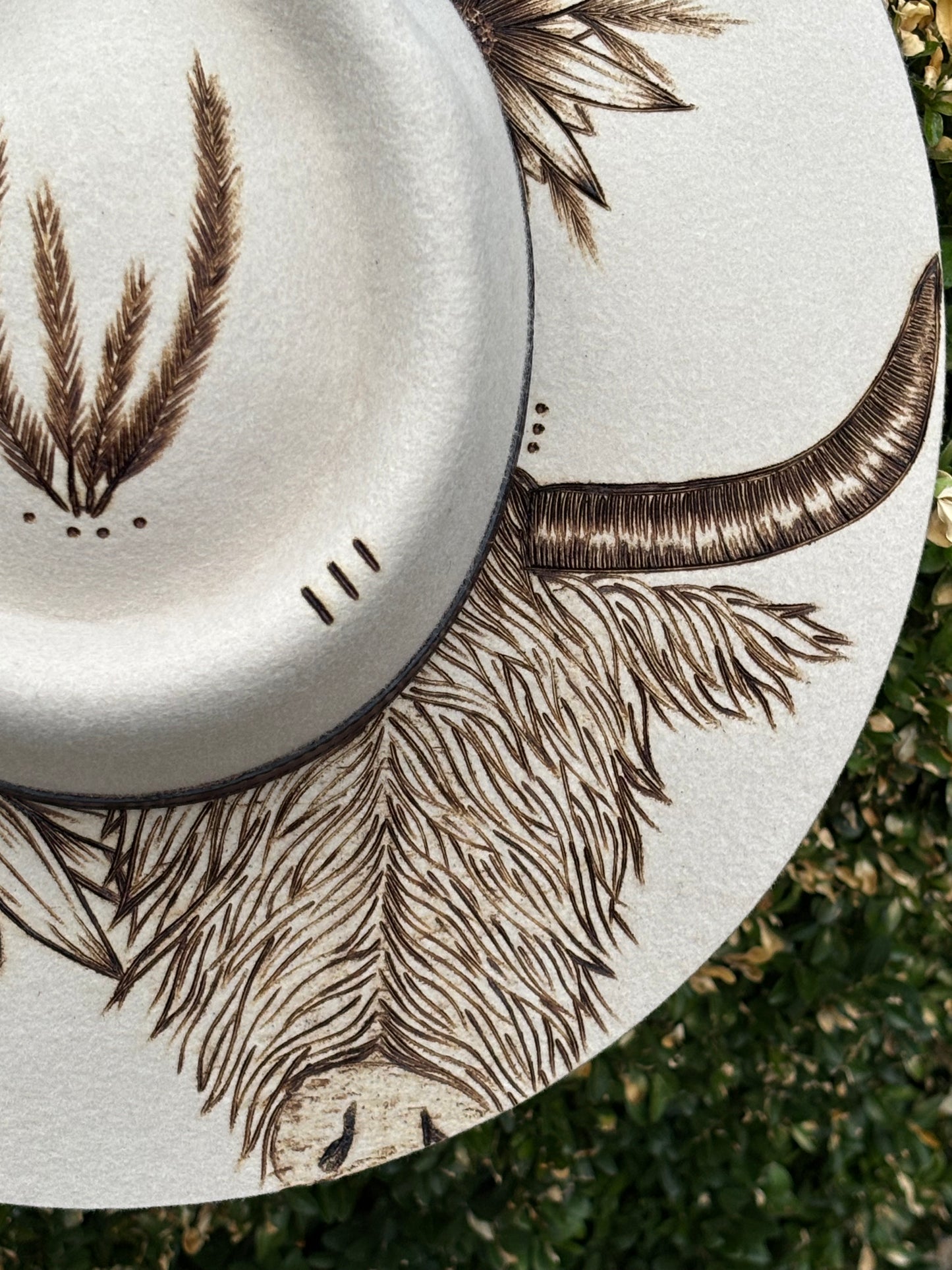 Big Australian Wide Brim Highland Hat Burn