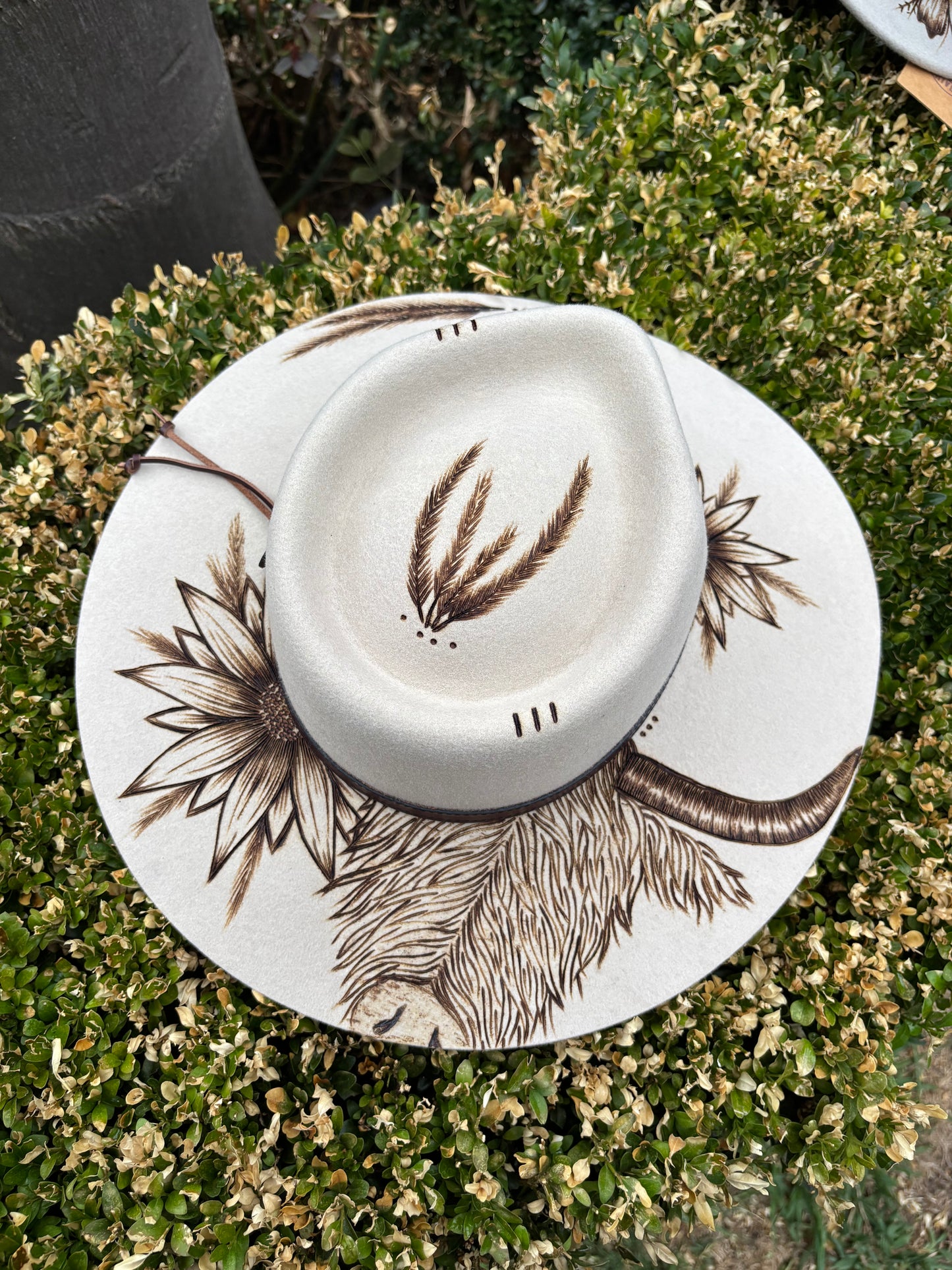 Big Australian Wide Brim Highland Hat Burn