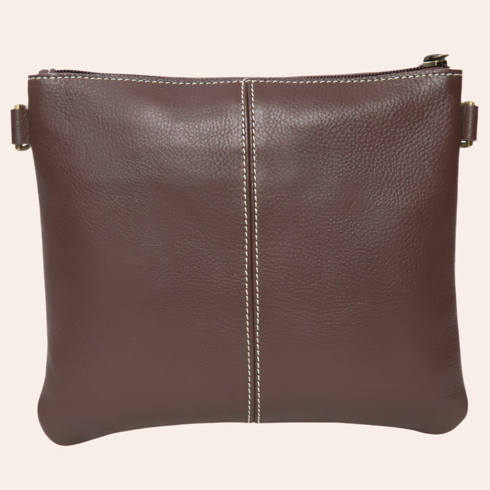 Tooling Leather Cow Hide Clutch Bag