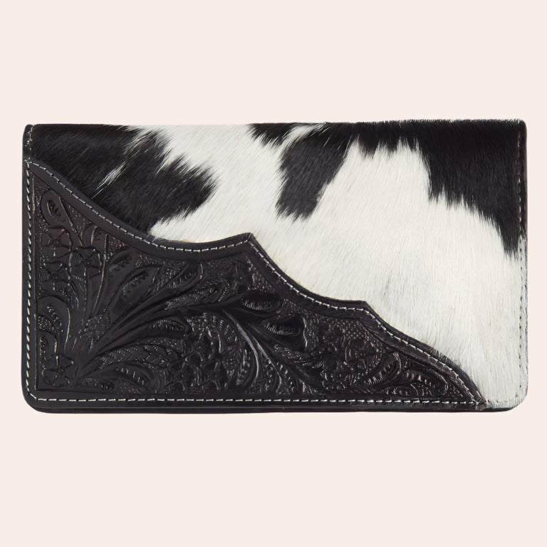 Tooling Leather Slim Cowhide Wallet