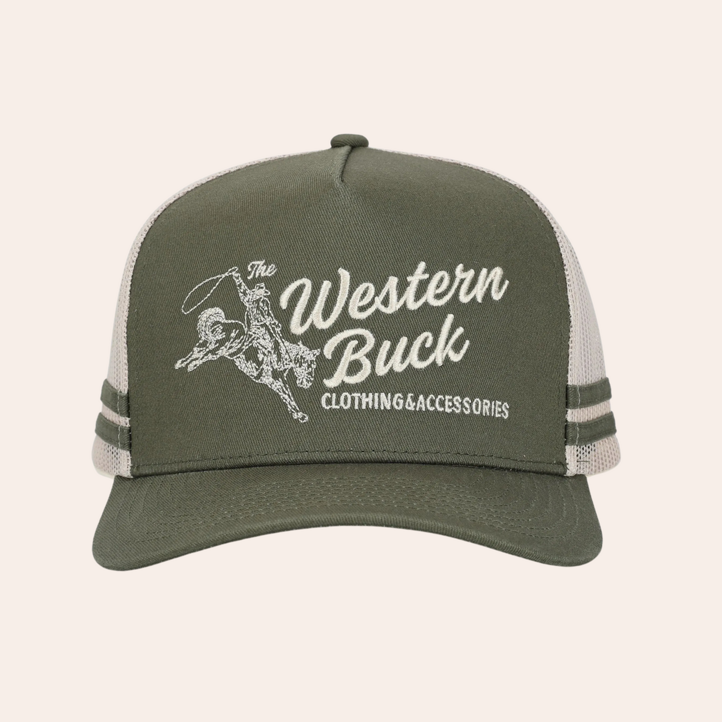 The Buckin’ Trucker Cap | Olive