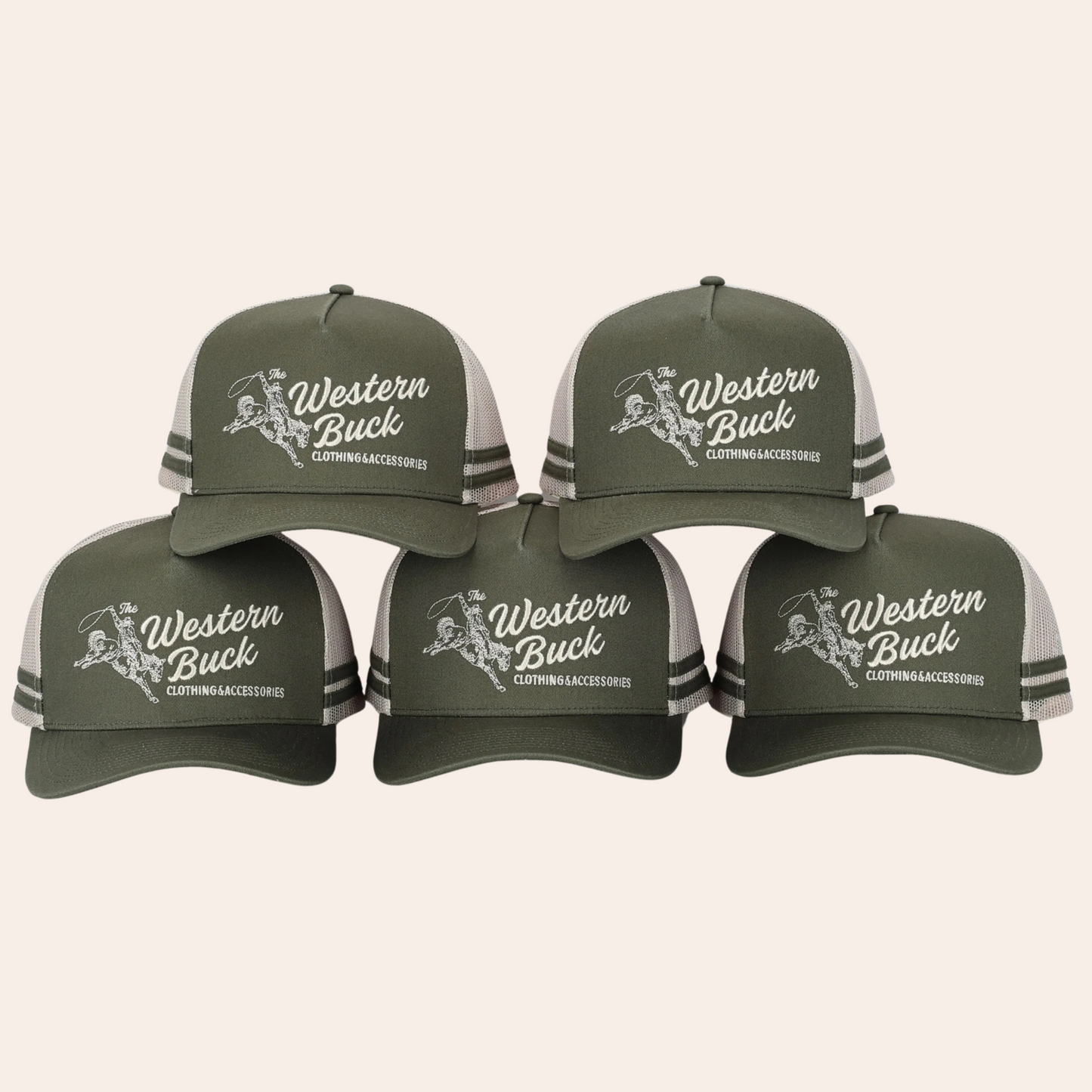 The Buckin’ Trucker Cap | Olive
