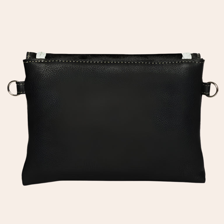 Small Boho Bag with Leather Stitch