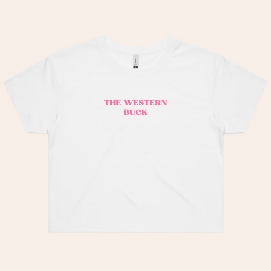 Subtle Crop Pink | White