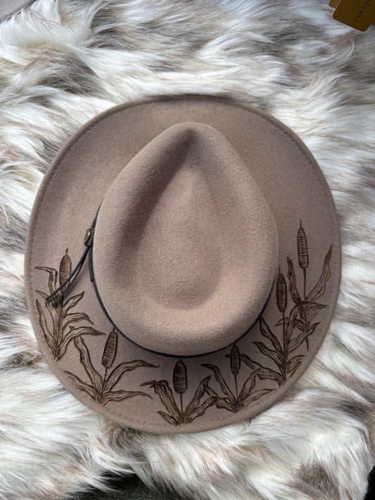 Snowy River Cattail Hat Burn | Putty