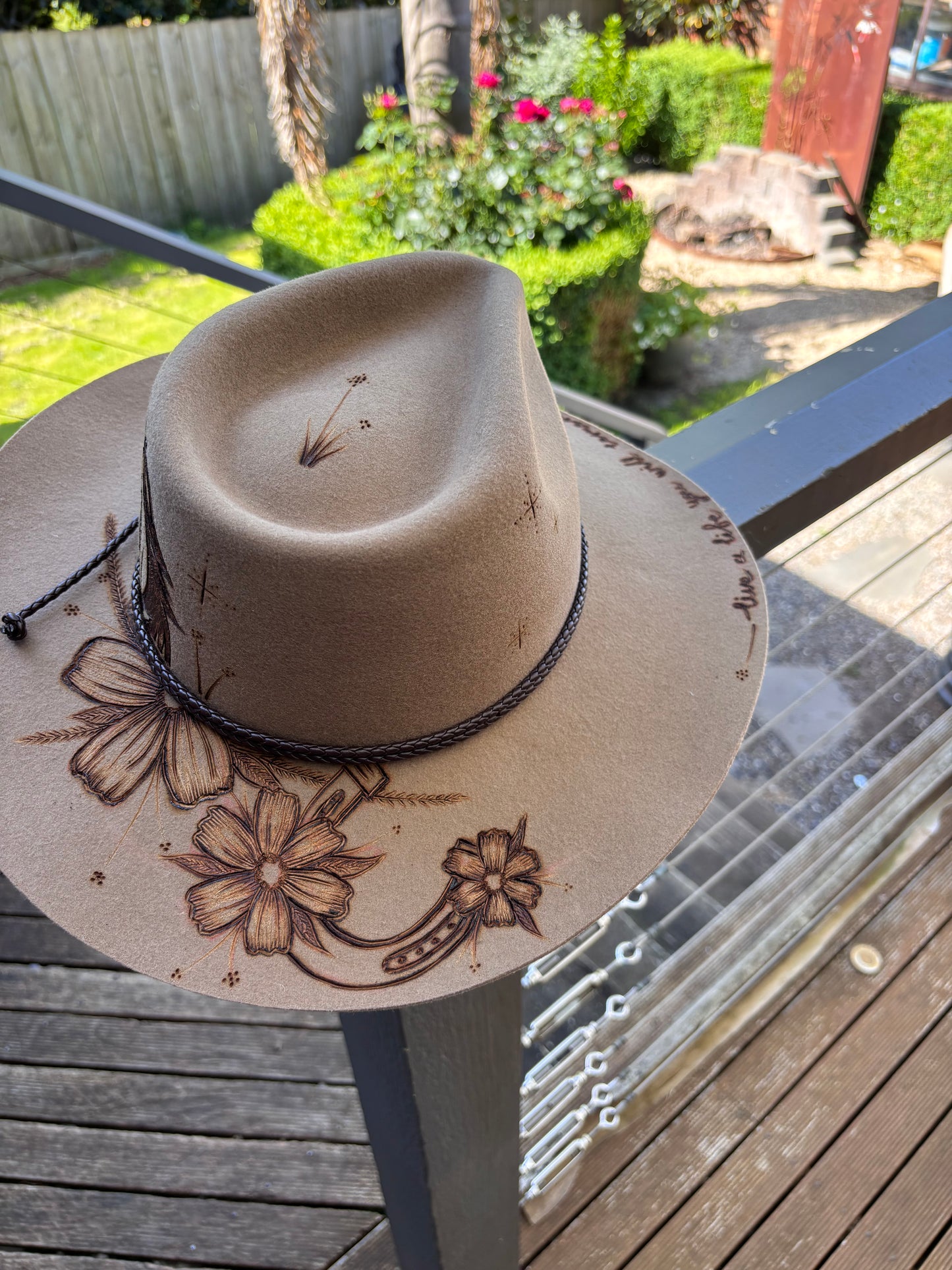 Wildflower Rein Burnt Hat