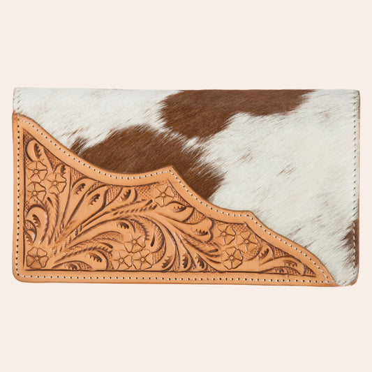 Tooling Leather Slim Cowhide Wallet