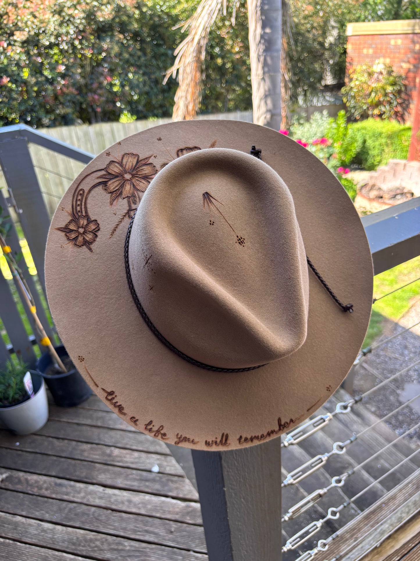 Wildflower Rein Burnt Hat