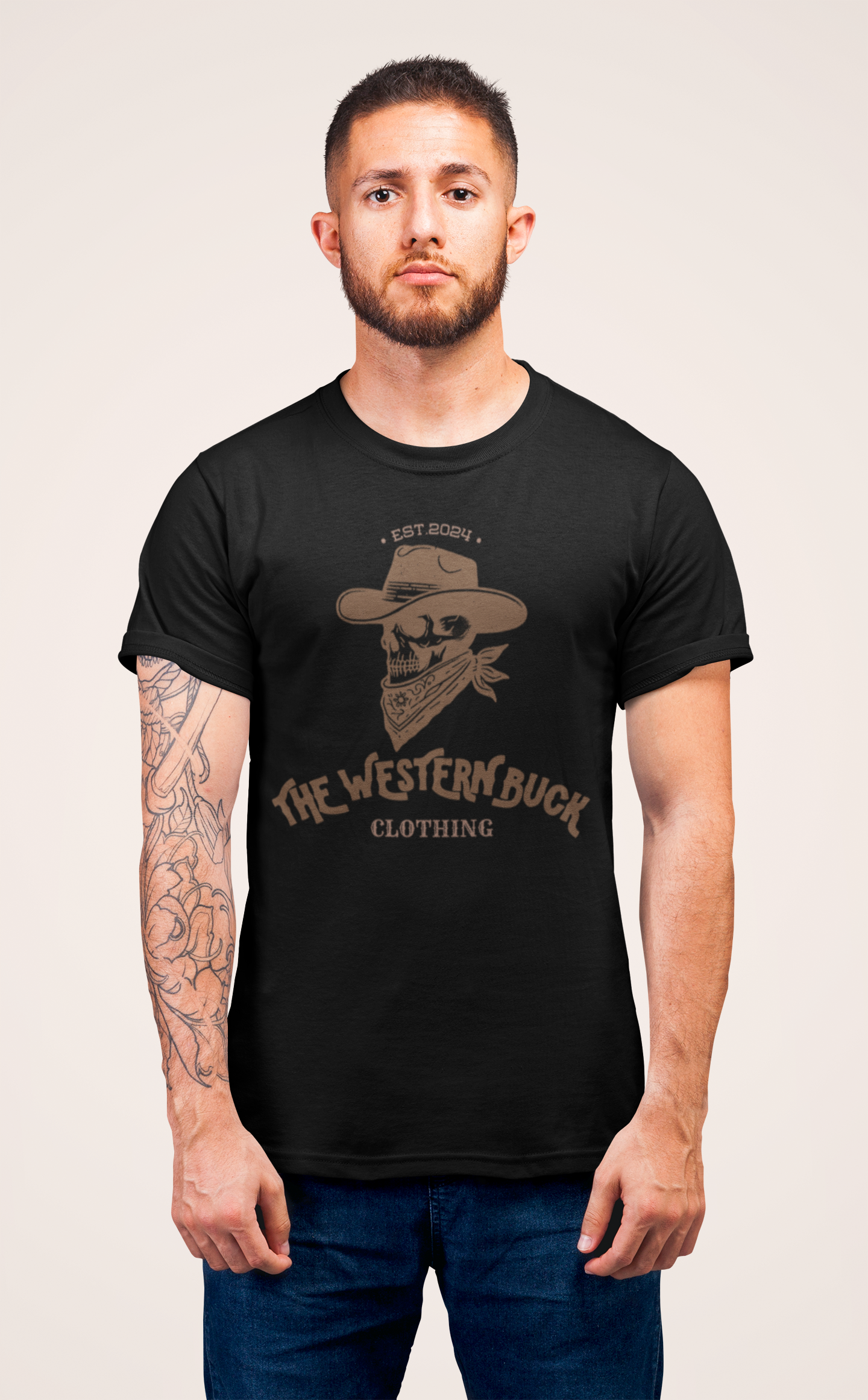 Sir Western Black/Brown Tee