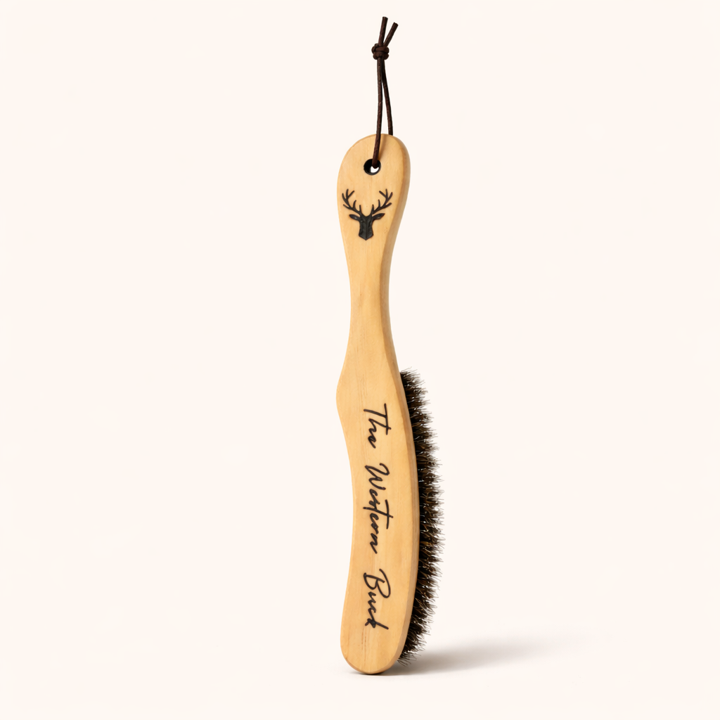 The Western Buck Felt Hat Brush