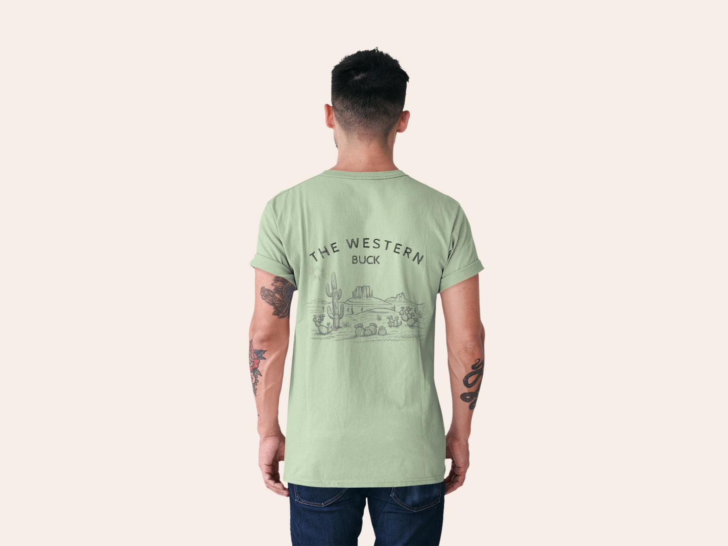 Cacti Desert Sage Tee