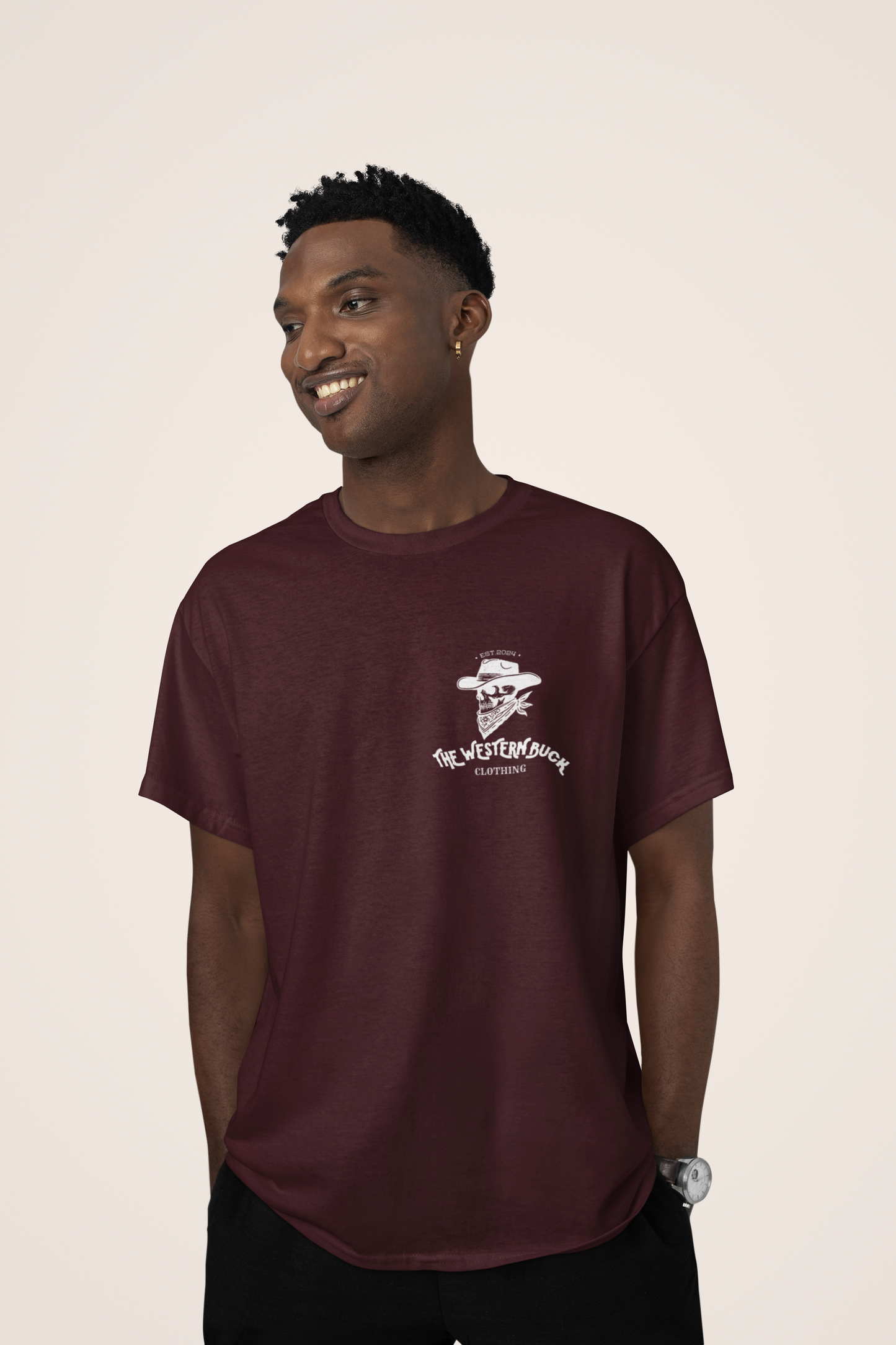 Sir Western Burgundy Tee