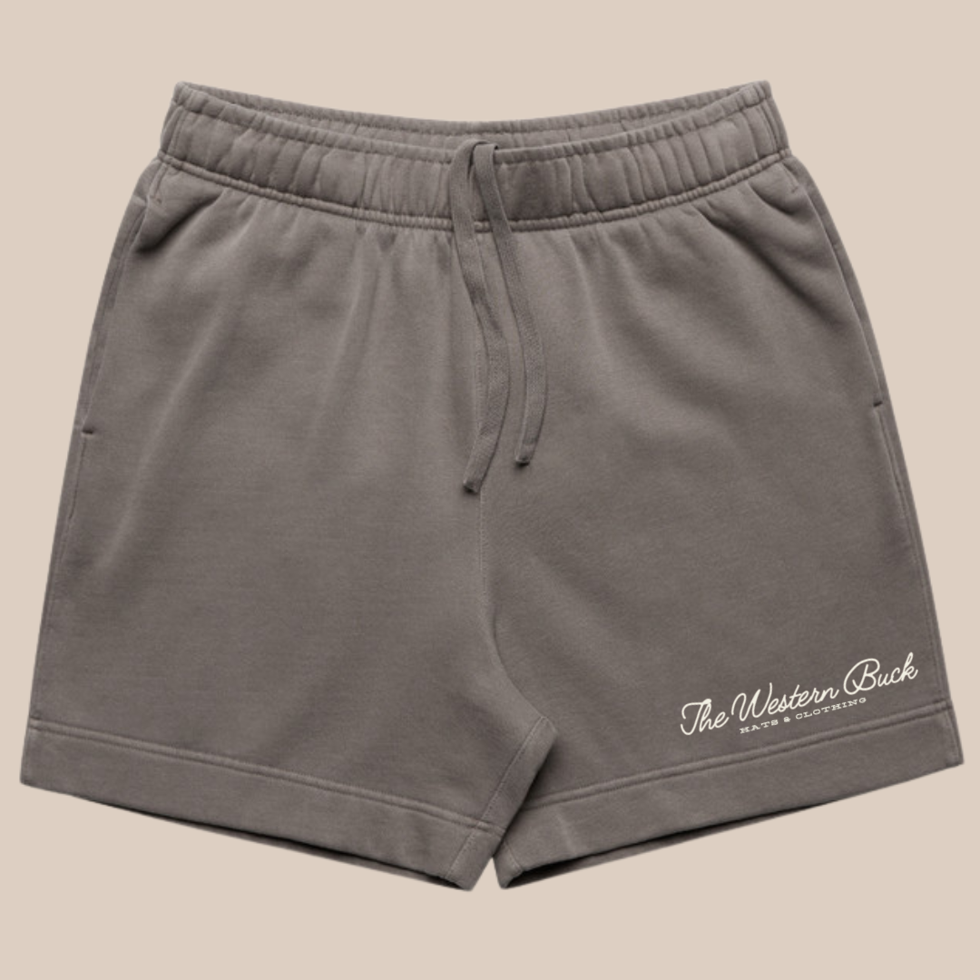 Classic White Sweat Short | Faded Grey