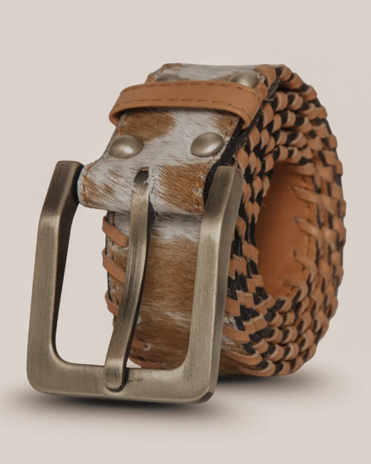 Jersey Hairon Tan Belt