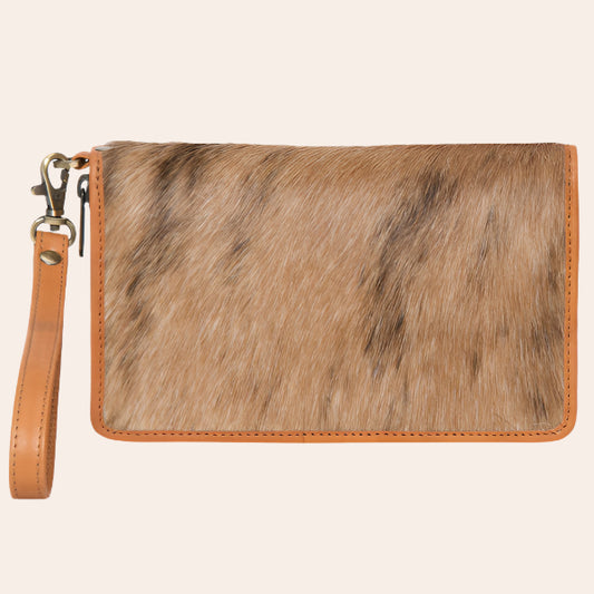 Wristlet Cowhide Wallet