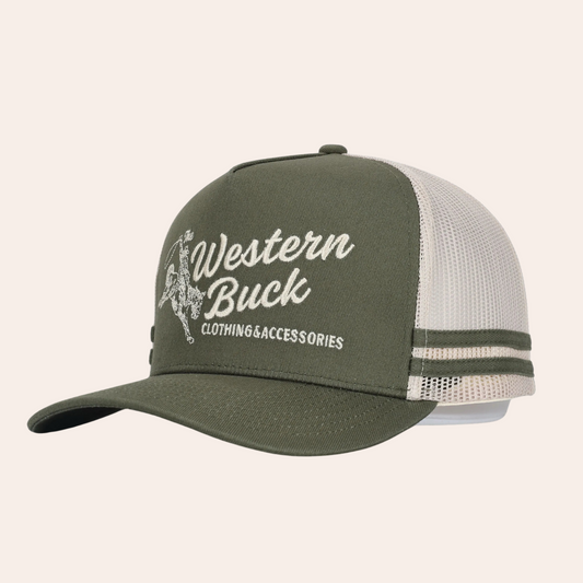 The Buckin’ Trucker Cap | Olive